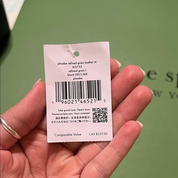 🖤 Kate Spade Phoebe, refined grained leather m top handle bag - Picture 6 of 6